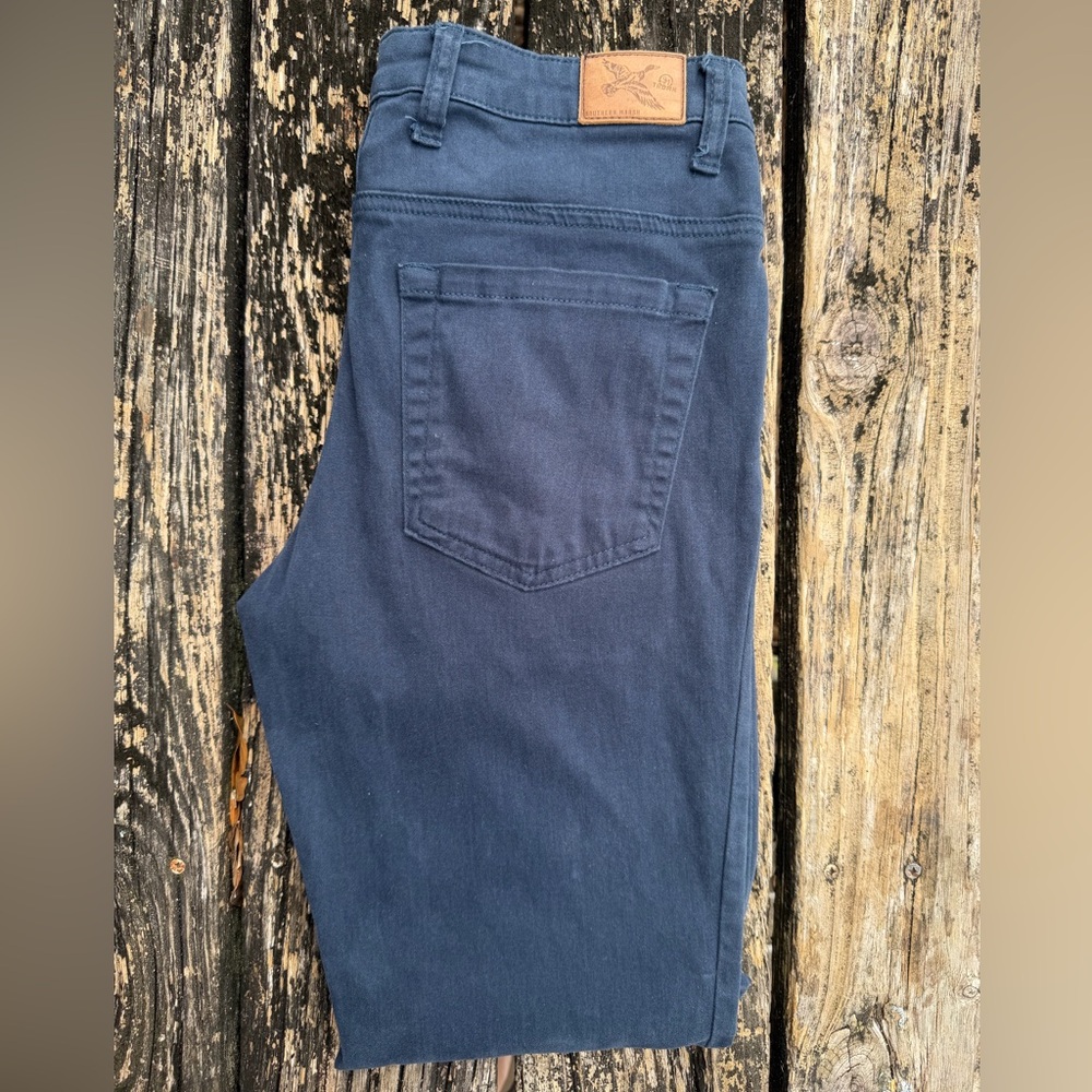 Southern Marsh Men’s Cahaba Comfort Stretch Twill Navy Blue 28 x 30 Pant T9